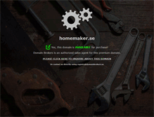 Tablet Screenshot of homemaker.se